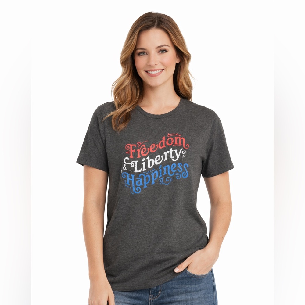 Lane Bryant Charcoal Gray Tee